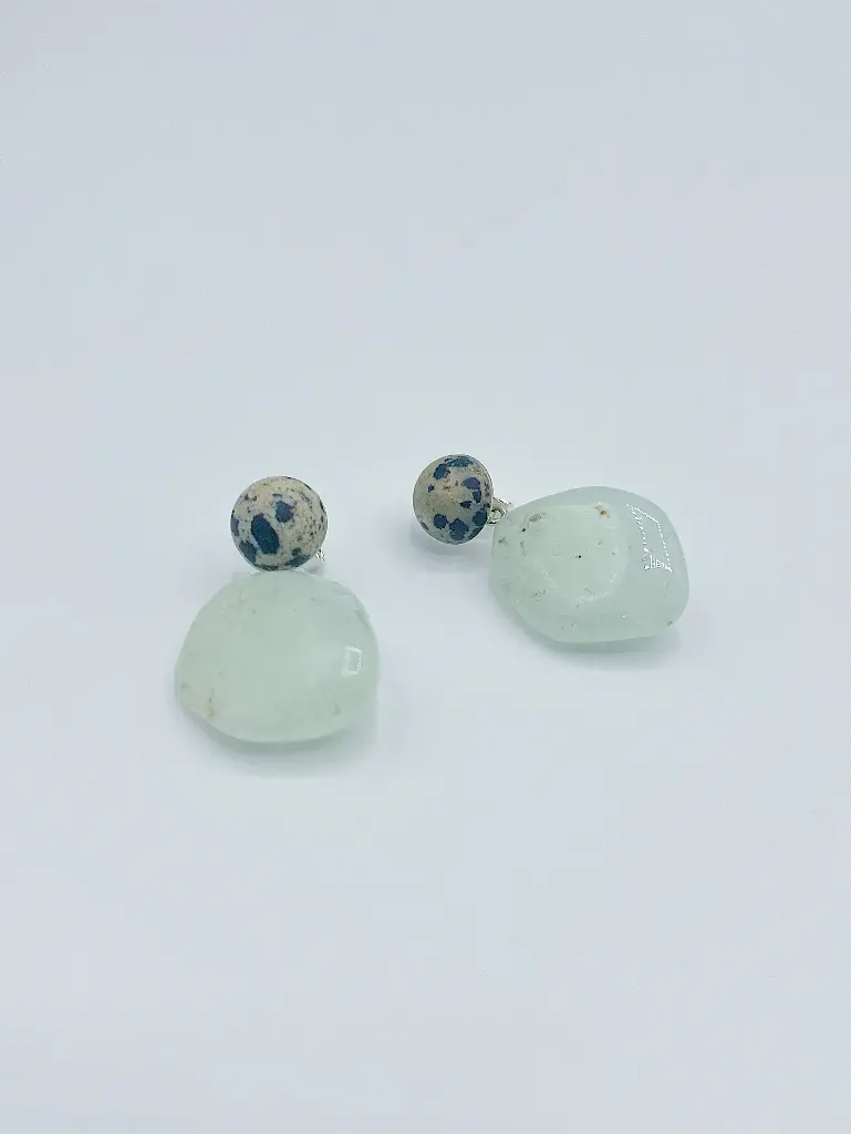 EARRINGS Mussels & Muscels O19.4 Jasper & Jade 