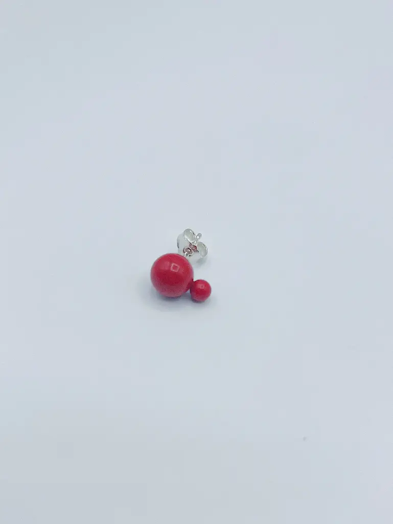 EARRINGS Mussels & Muscels O19.7 Coral