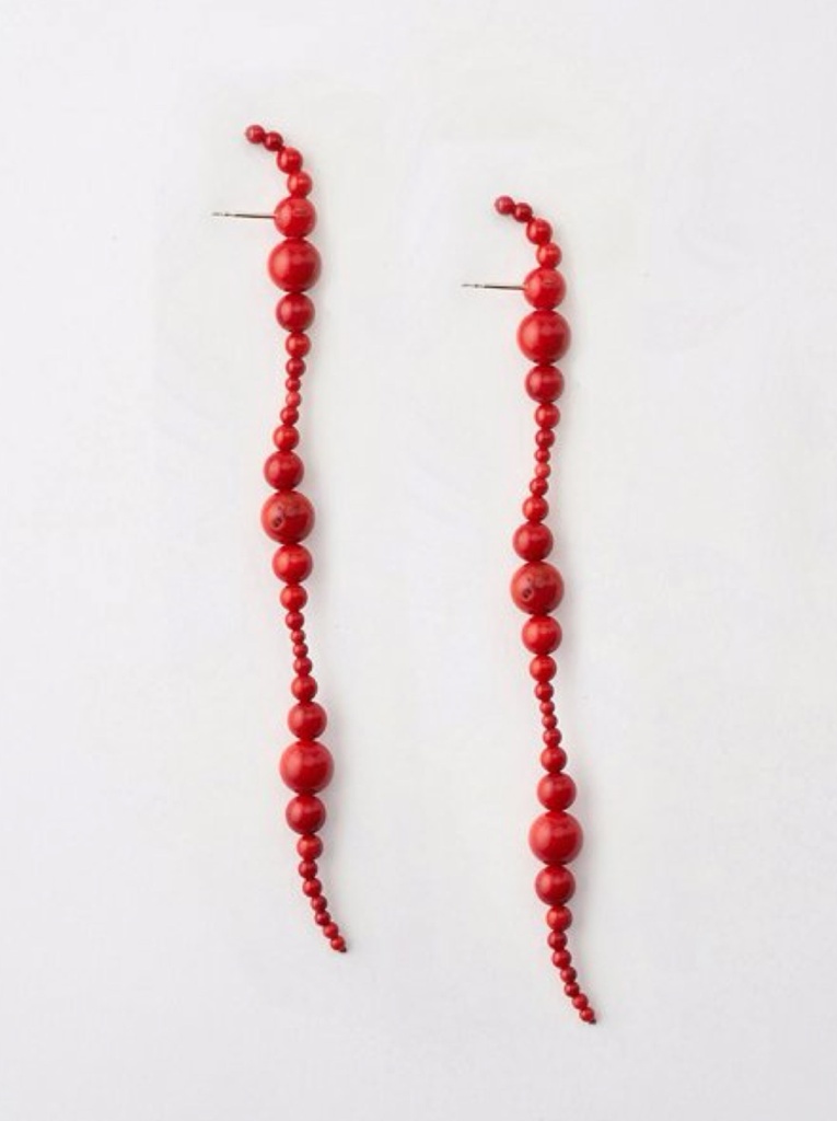 EARRINGS Mussels & Muscels O19.11 Coral