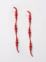 EARRINGS Mussels & Muscels O19.11 Coral