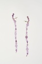 EARRINGS Mussels & Muscels O19.11 Amethyst