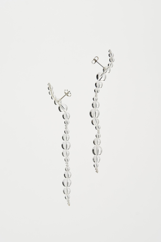 EARRINGS Mussels & Muscles O19.11 Rock Chrystal