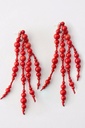 EARRINGS Mussels & Muscels O19.13 Coral 