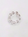EARCUFF Mussels & Muscels E19.1 Rock Chrystal