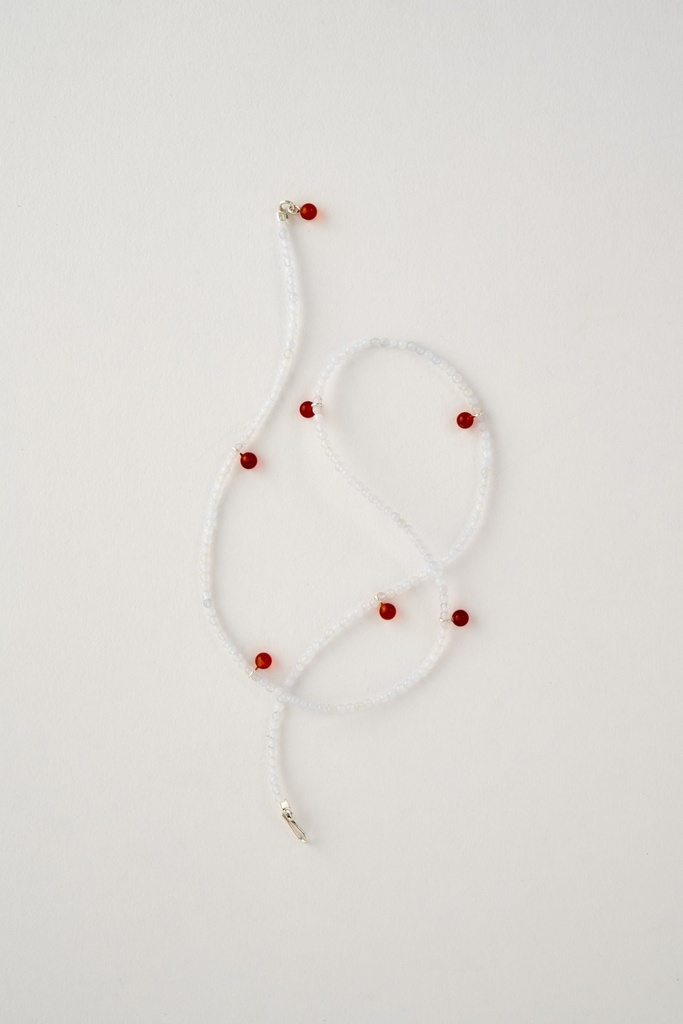 NECKLACE Mussels & Muscels K19.1 Chalcedon
