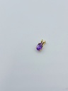 PENDANT LASSO Gem Amethyst Yellow 