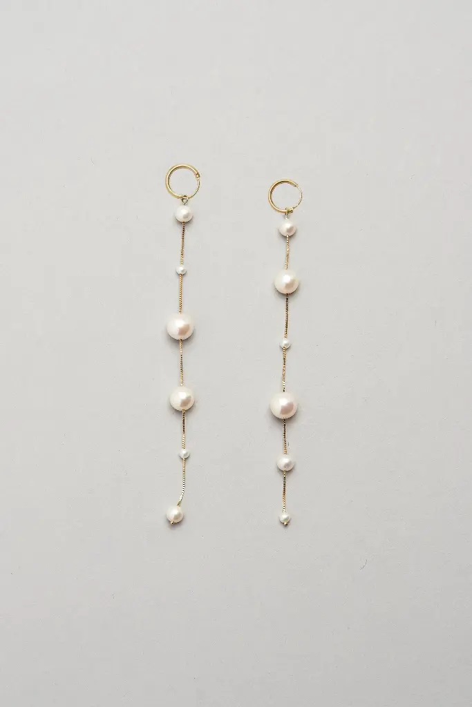 EARRINGS Mussels & Muscels O19.18 Pearl (kopie)