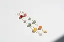 EARRINGS Mussels & Muscels O19.17 Pearl  