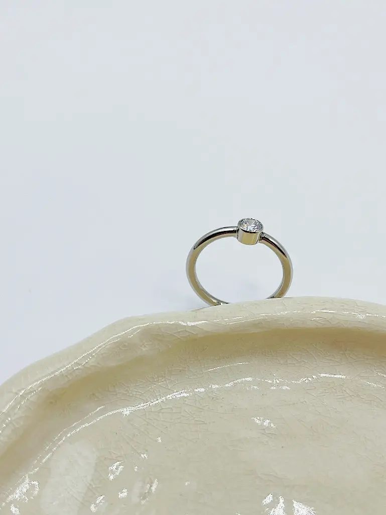 RING LASSO 18kt White Gold & Brilliant