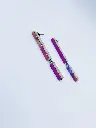 Earrings Karen Vanmol O40.61 Fuschia Multi