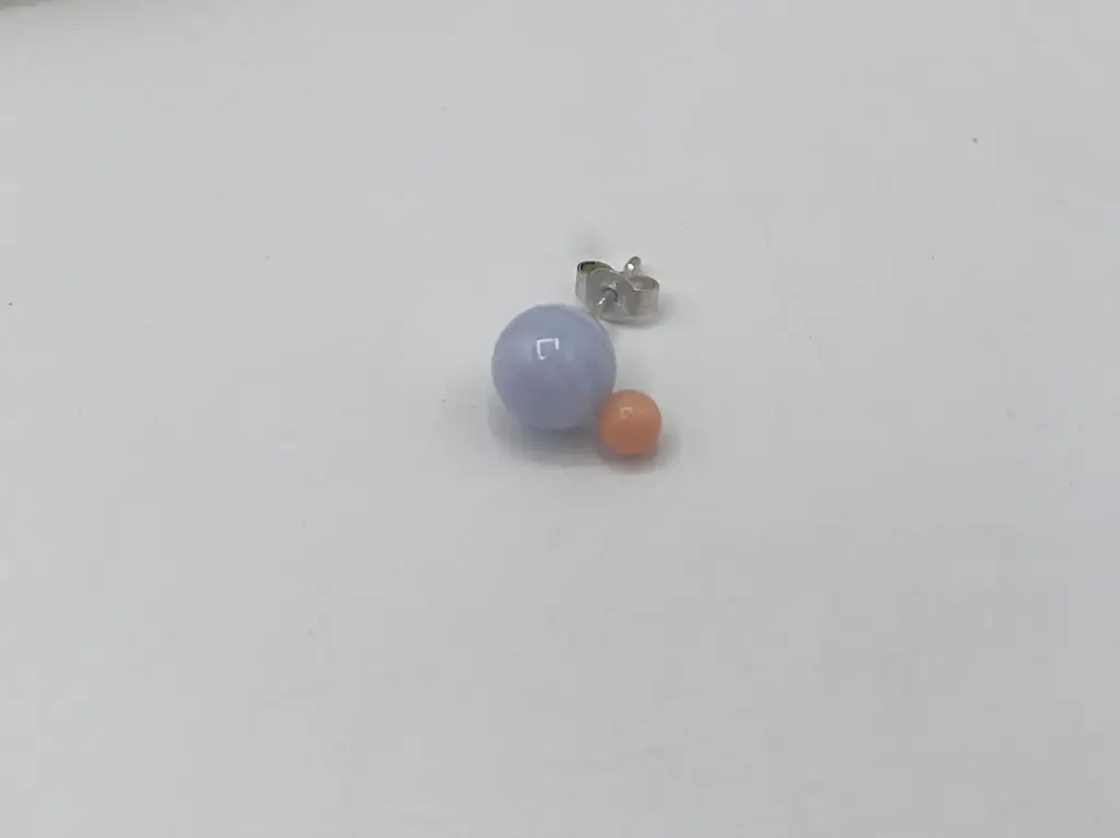 EARRING Mussels & Muscles O19.7 Chacedony & Rose Quartz