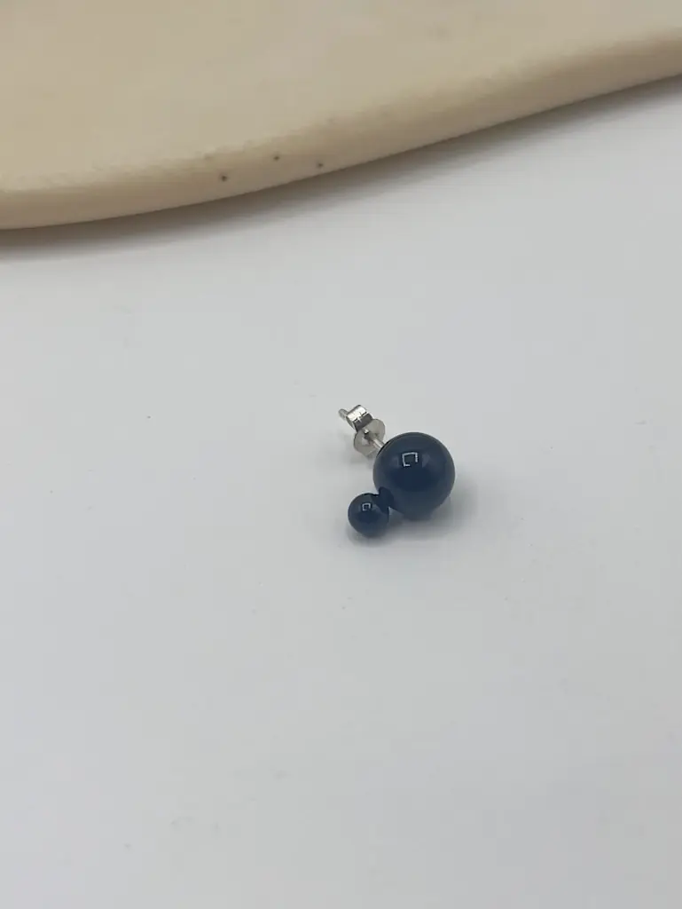 EARRING Mussels & Muscles O19.7 Onyx