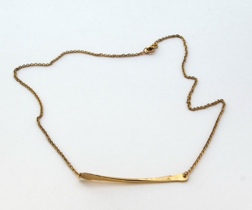 [K1.10-Yellow] NECKLACE LASSO Twisted Bone K1.10 Yellow