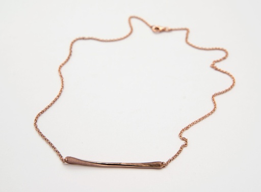[K1.10-Rose] NECKLACE LASSO Twisted Bone K1.10 Rose