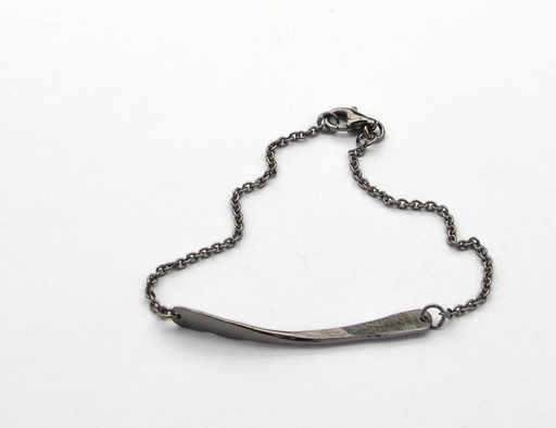 [A1.10-Black] BRACELET LASSO Twisted Bone A1.10 Black