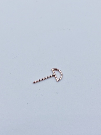 [O1.53 rose] EARSTUD LASSO Circles O1.53 Rose (1 STUK)