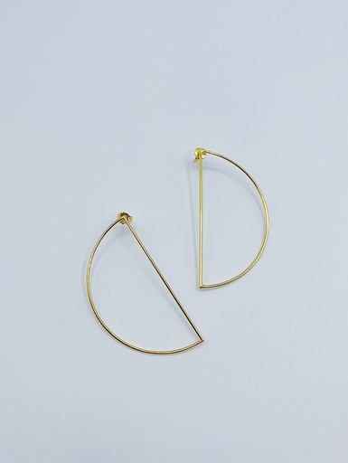 [O1.57 yellow] EARSTUDS LASSO Circles O1.57 Yellow
