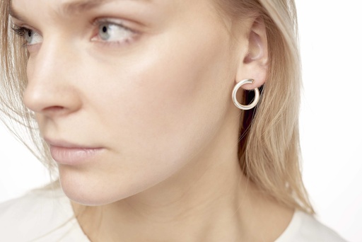 [O1.73-Silver] Earrings LASSO