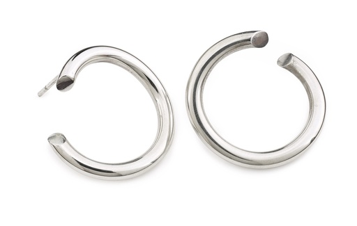 [O1.74-Silver] Earrings LASSO