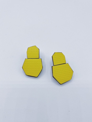 [O40.2-Yellow] EARRINGS Karen Vanmol O40.2 Yellow