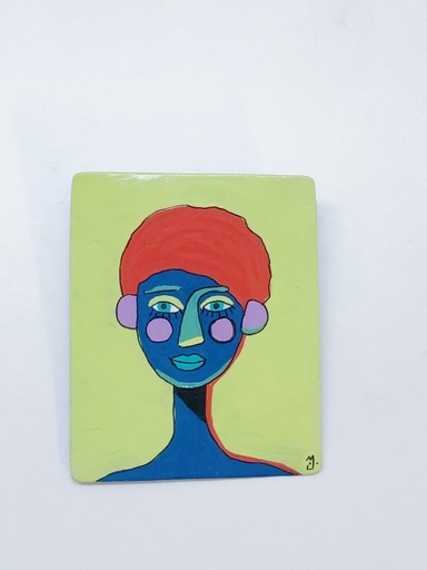 [B10.3-Lime] BROOCHE Lauriane Sémat B10.3