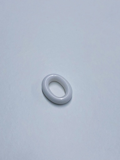 [H1.1-Howlite-Medium-Ovale] ADD-ON LASSO Howlite Medium Ovale