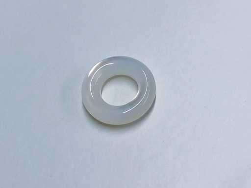 [H1.1-MOP-White-Medium-Round] ADD-ON LASSO Mother of Pearl White Medium Round