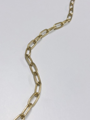[A1.14kt.2] BRACELET LASSO 14kt Yellow Gold Ovale