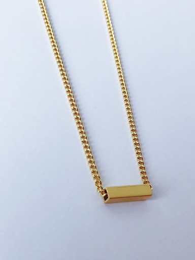 [K1.38-Yellow] NECKLACE LASSO Square K1.38 Yellow