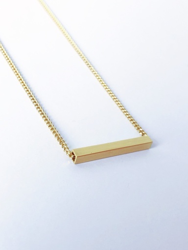 [K1.39-Yellow] NECKLACE LASSO Square K1.39 Yellow