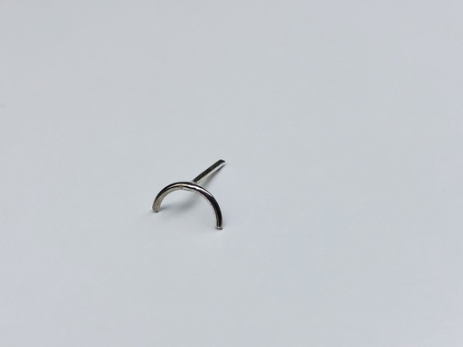[O35.45-Silver] EARSTUD Moesk 035.45 Silver (1 PIECE)