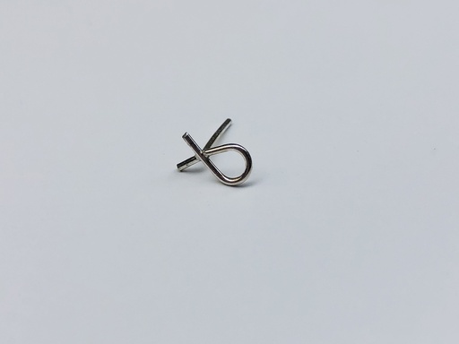 [O35.53-Silver] EARSTUD Moesk 035.53 Silver (1 PIECE)
