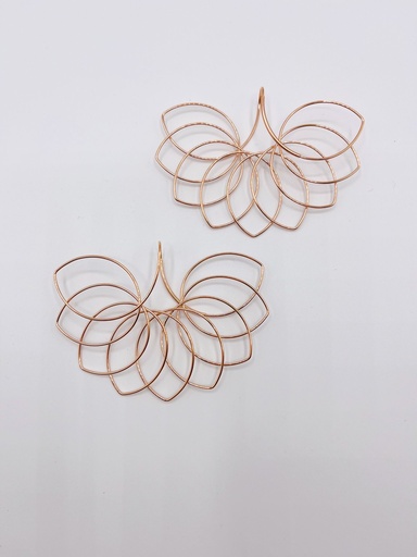 [O5.8-Rose] EARRINGS Hannah Tomoko O5.8 Rose