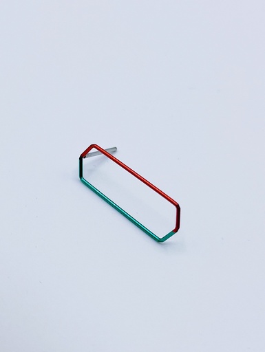 [O9.10-Red-Green] EARRING Emma Gregory  O9.10 Red/Green (1 PIECE)