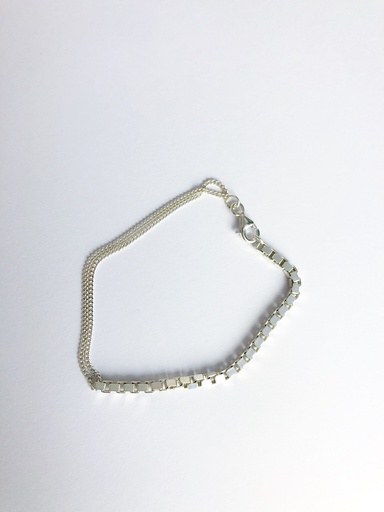 [A1.26-silver] BRACELET LASSO Cube A1.26 Silver