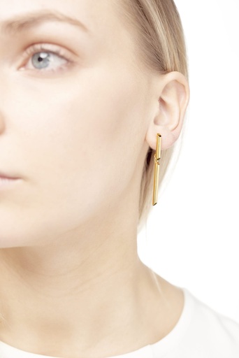 [O1.68-Yellow] EARRING LASSO Tubular Minds O1.68 Yellow (1 PIECE)