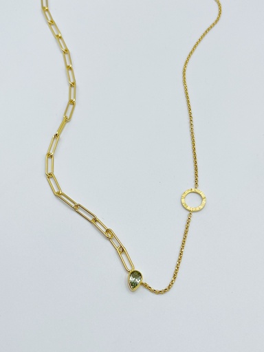 [K16.15-tanzanite] NECKLACE Liesbeth Gemels K16.15 Tanzanite