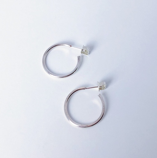 [O1.87-Silver] Earrings LASSO
