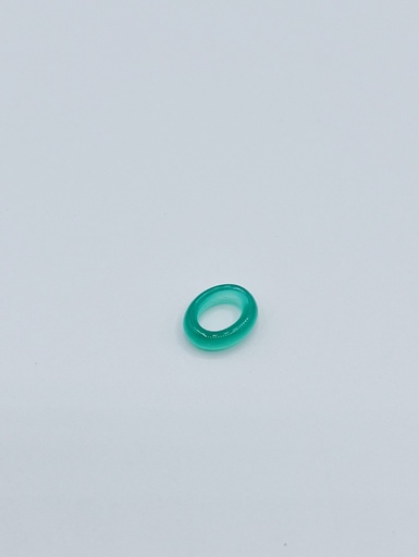 [H1.1-Green-Agate-Small-Oval] ADD-ON LASSO Green Agate Small Oval