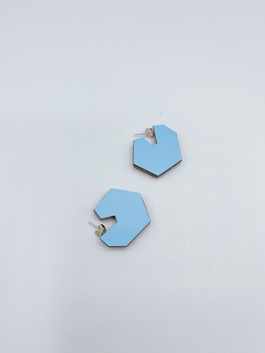 [O40.80 blue] EARRINGS Karen Vanmol