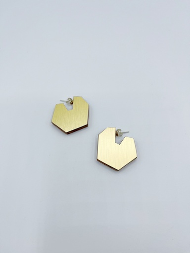 [O40.80 gold] EARRINGS Karen Vanmol