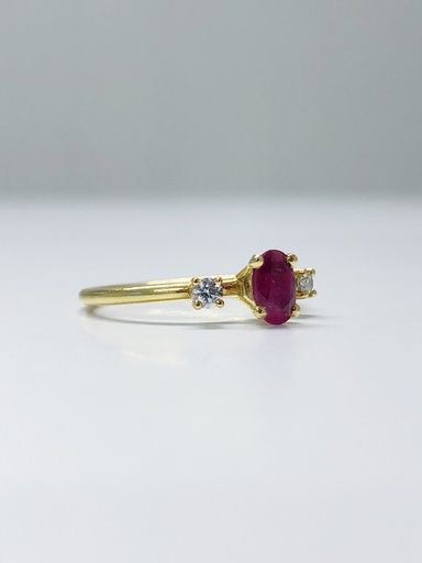 [R1.18kt.10] RING LASSO 18kt Yellow Gold