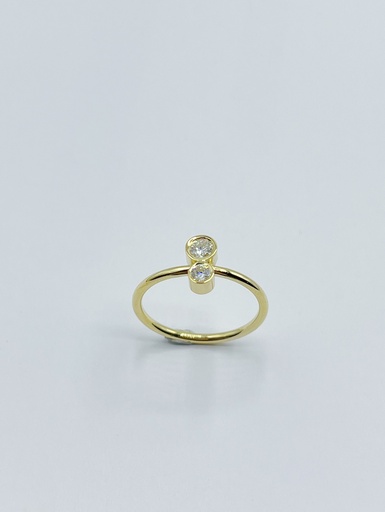 [R1.18kt.7] RING LASSO 18kt Yellow Gold