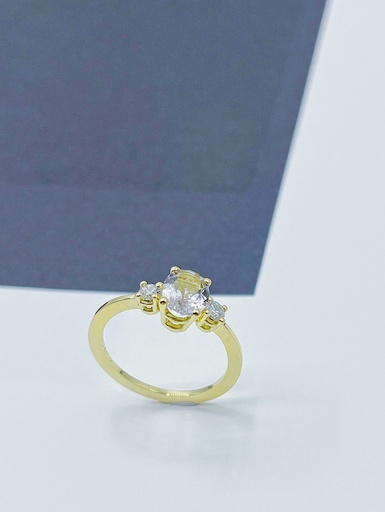[R1.18kt.28] RING LASSO 18kt Yellow Gold 