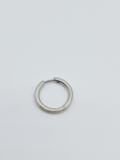 [O1.111 silver mat] Earring LASSO