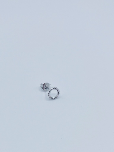 [O1.60 silver] EARSTUD LASSO Stack O1.60 Silver (1 STUK) 