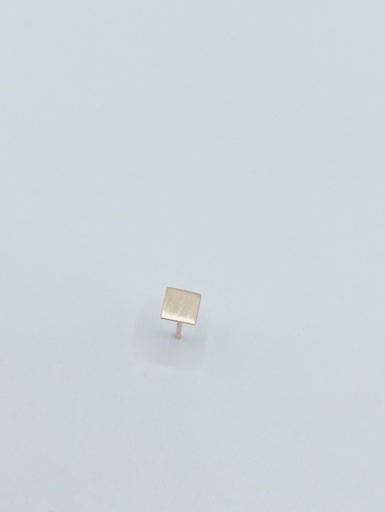 [O1.13 rose mat] Earstud LASSO