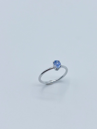 [R1.18kt.56] RING LASSO 18kt White gold & Tourmaline