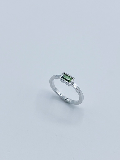 [R1.18kt.53] RING LASSO 18kt White gold & Tourmaline 