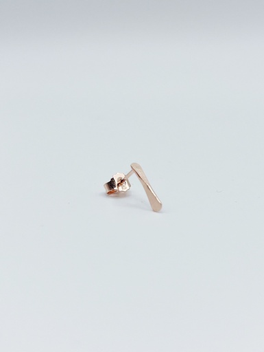 [O1.4 rose] EARSTUD LASSO TWISTED BONE O1.4 rose